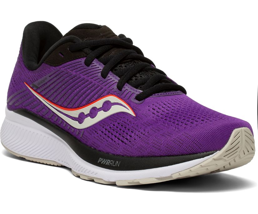 Saucony Guide 14 Women's Running Shoes Purple / Grey | Canada 138ILHS